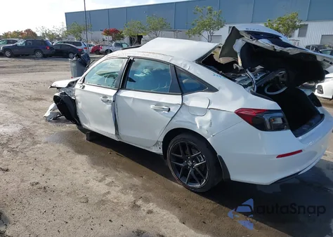 2025 Honda Civic Hybrid Sport/Sport Touring из США, поврежденный, VIN 2HGFE4F86SH341225